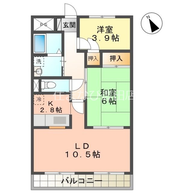 フレックス上豊田の間取り