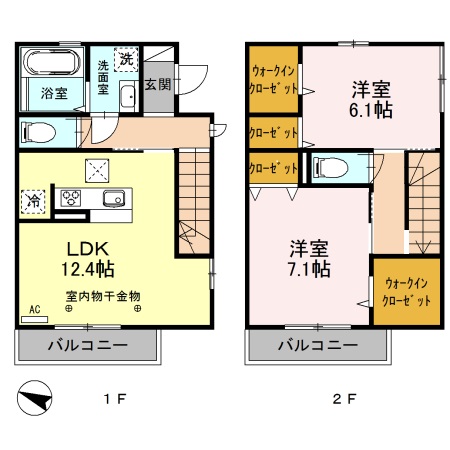 サンメゾン Ｍ’Ｓの間取り