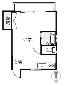 岩出市西野のアパートの間取り