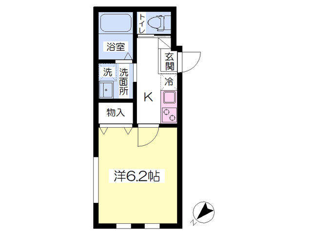 シャトー　熊野町の間取り