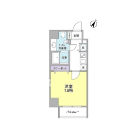 港区赤坂のマンションの間取り