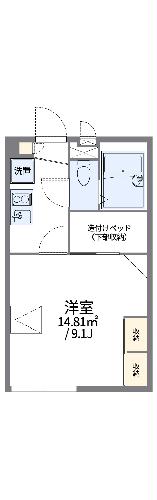 【レオパレスＬ＆Ｌ　IIの間取り】