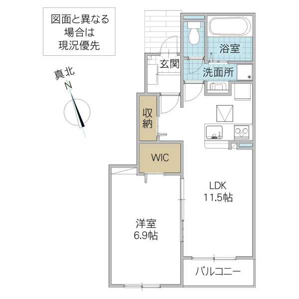 グラースSAM IIIの間取り