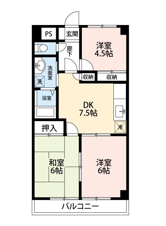 パークヒルズ東所沢の間取り