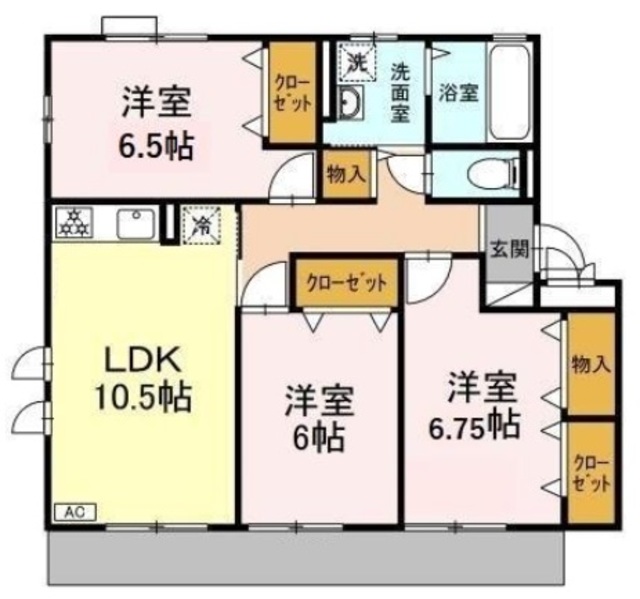 パルソシアの間取り