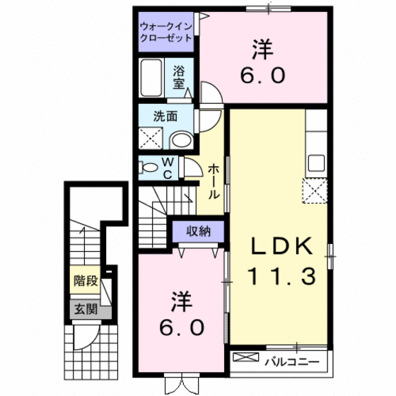 ベアヴァレーの間取り