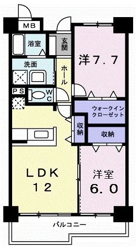 フランスクエアの間取り