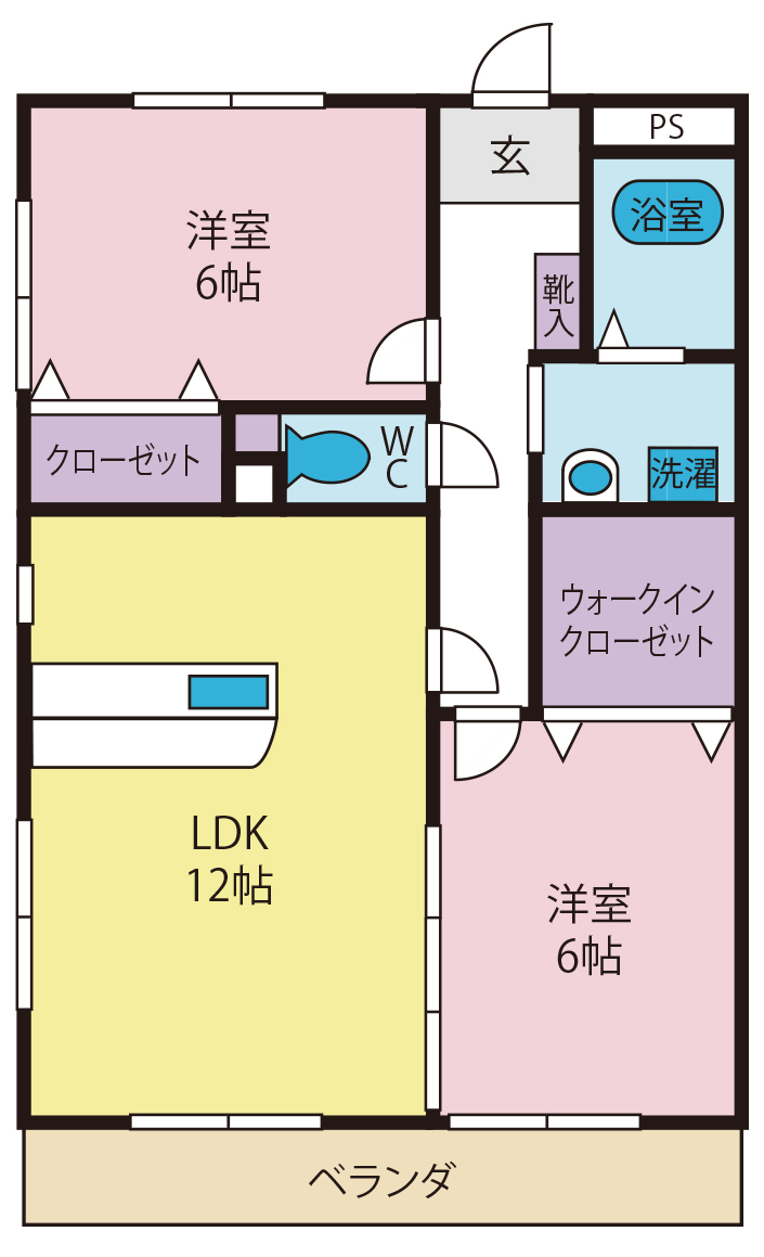 エトワールヴェルジェの間取り