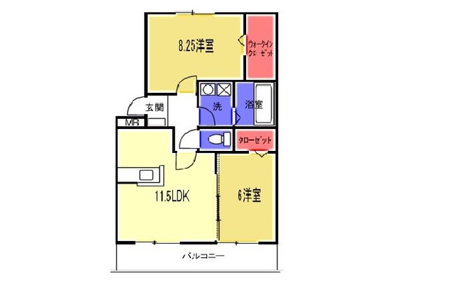 ヴァンサンカンの間取り