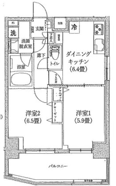 ティモーネ上野の森ノルドの間取り