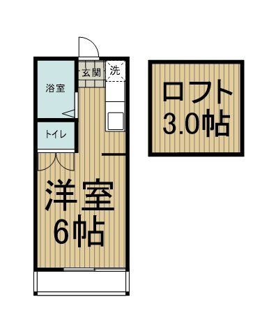 東大和市南街のアパートの間取り