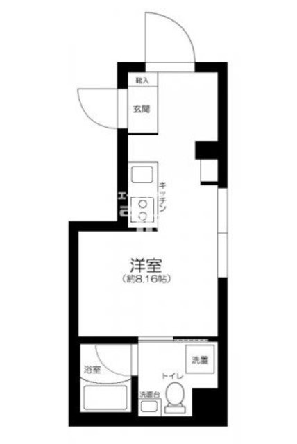 目黒区下目黒のマンションの間取り