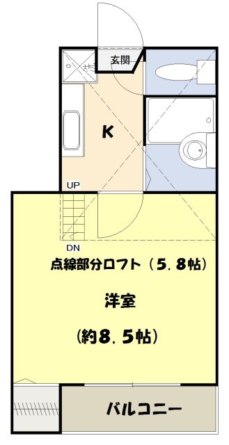 サニーサイド西日暮里の間取り