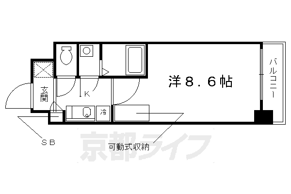 グラート堀川の間取り