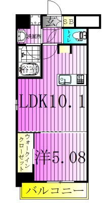 S-RESIDENCE千住大橋の間取り