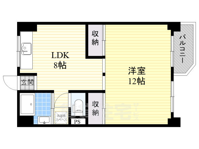 堺市南区桃山台のマンションの間取り