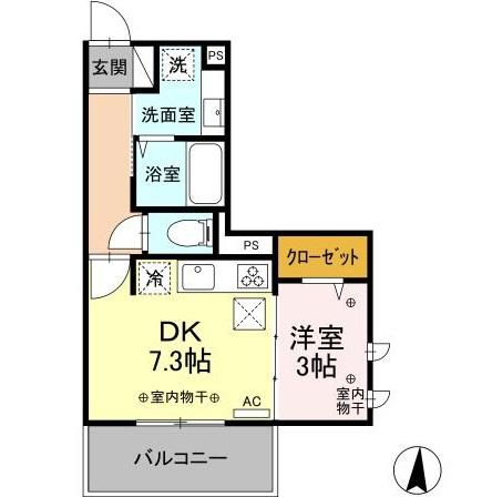 リヴェール中御所の間取り