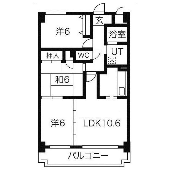 ロジュマン春日井の間取り