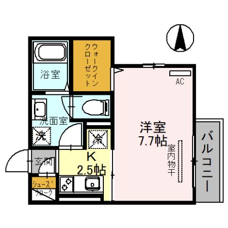 Ｃａｓｔ-ｍｅｔａｌの間取り