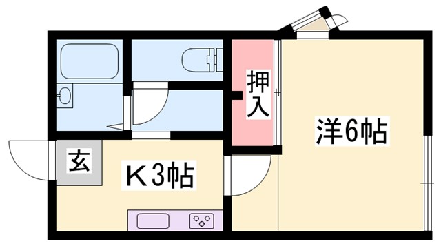 フレグランス汐見台の間取り