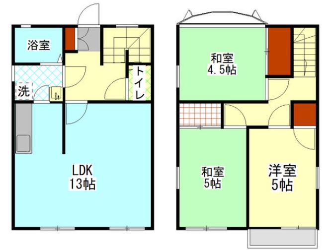 【横浜市金沢区柴町のアパートの居室・リビング】