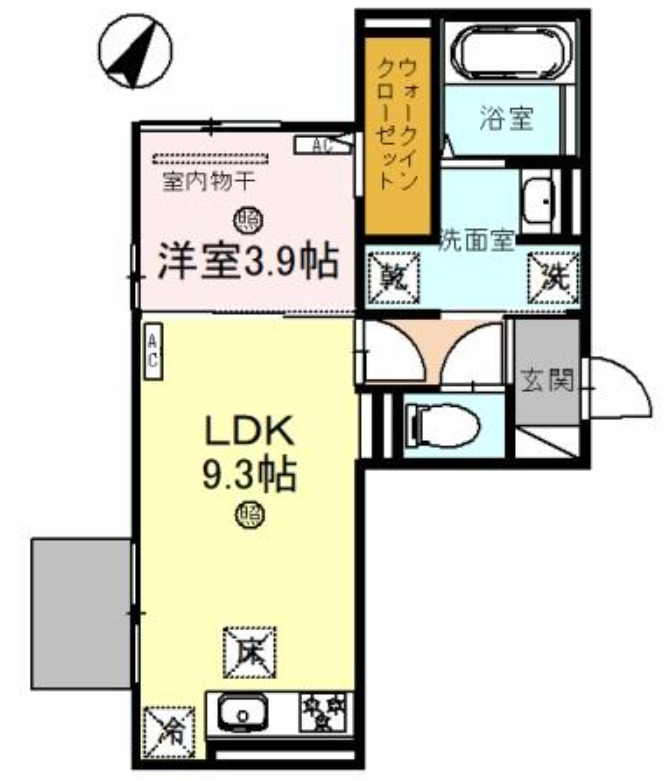アンベリールの間取り