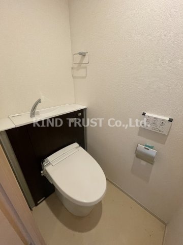 トイレ　ゆったりとした空間のトイレです