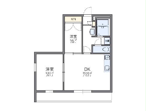 レオパレス嵐山の間取り