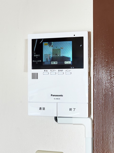 セキュリティ　カラーモニター付インターホン