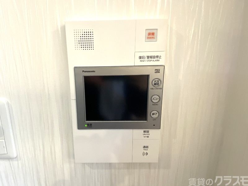 セキュリティ　顔が見えて安心です！