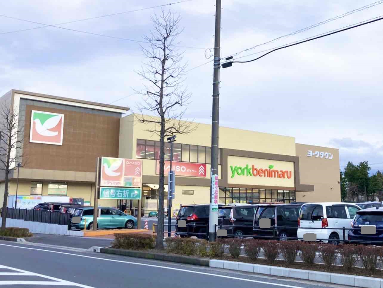 スーパー　ヨークタウン郡山島店（ダイソー）（スーパー）まで349m