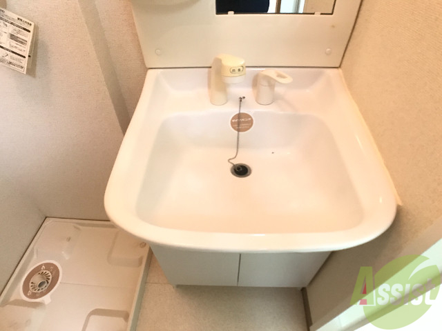 洗面設備　シャンプードレッサーなので身支度しやすそうですね。