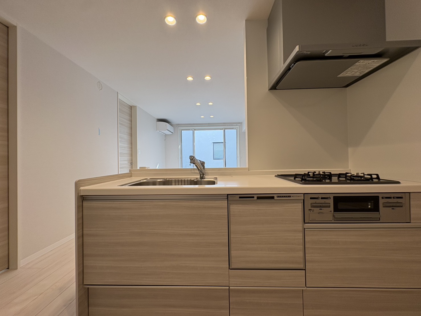 キッチン　食洗器付き3口ガスコンロキッチン！