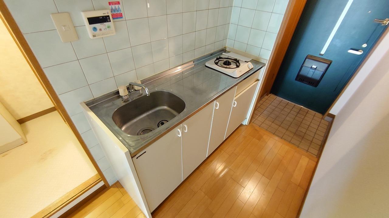 キッチン　1口ガスコンロ付きのキッチン♪