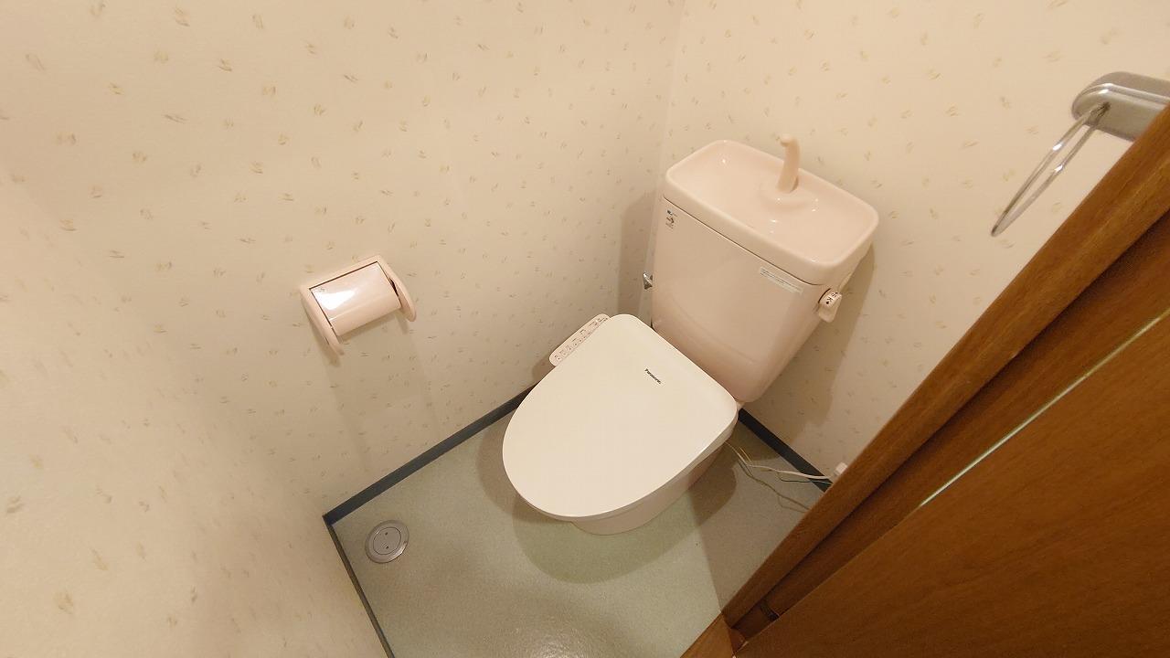 トイレ　お掃除が楽にできる洋式トイレです♪