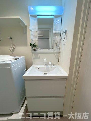 洗面設備　モデルルームイメージのため、現況を優先いたします。