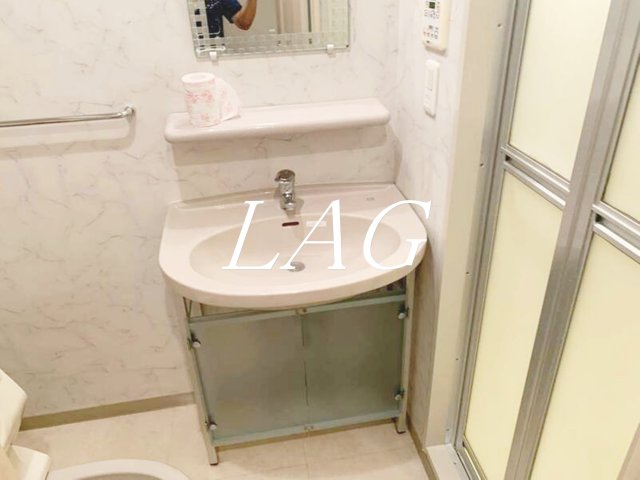 洗面設備　洗面台です。