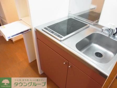 キッチン　電気コンロ☆火災防止に一役