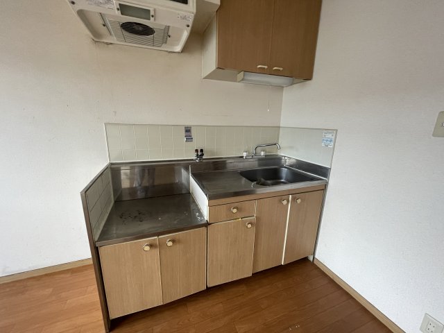 キッチン　ガスコンロ設置可能なキッチンです！