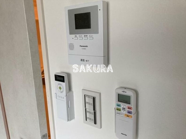 セキュリティ　安心のモニター付きインターホンです♪