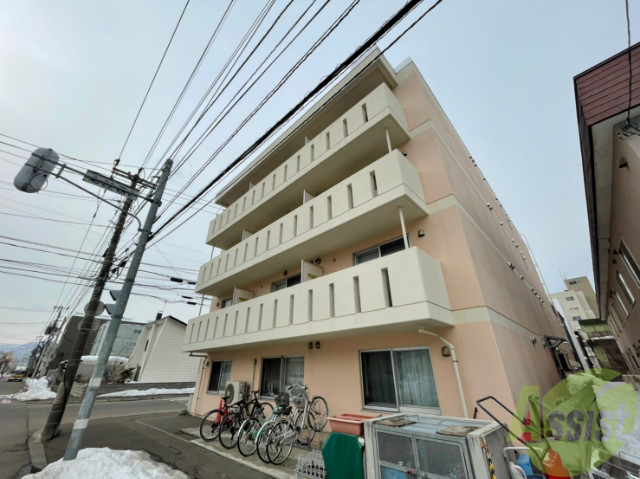 建物外観　札幌市北区北２２条西「フランドール２２」