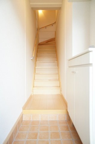 玄関　収納もある玄関です