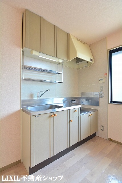 キッチン　ガスコンロ設置可能なキッチンです。