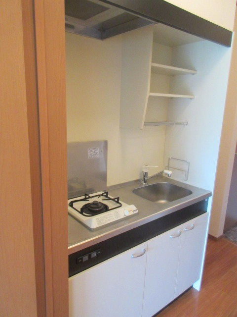 キッチン　お料理も便利、ガス1口設置済キッチン