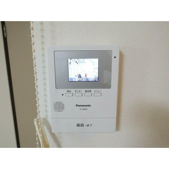 セキュリティ　来客時に顔が見えるので安心です！