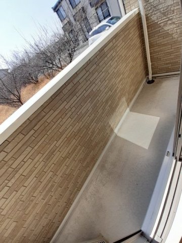 バルコニー　広々としたバルコニーです