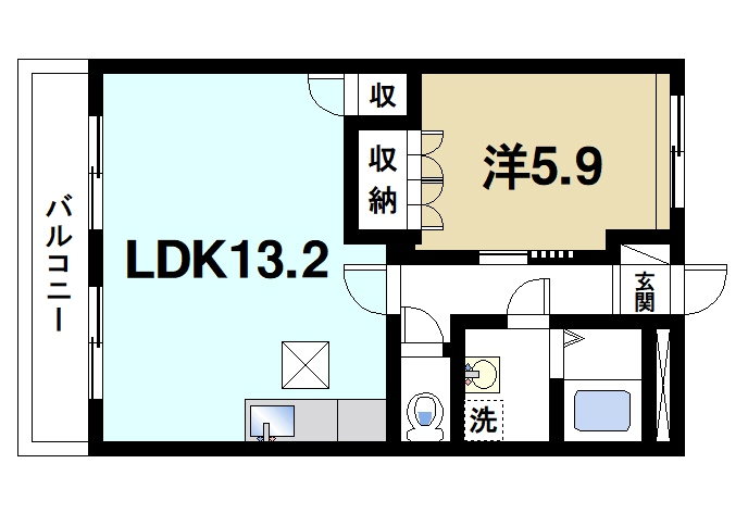 近鉄大阪線 桜井駅 徒歩24分 2階建 築20年の間取り写真