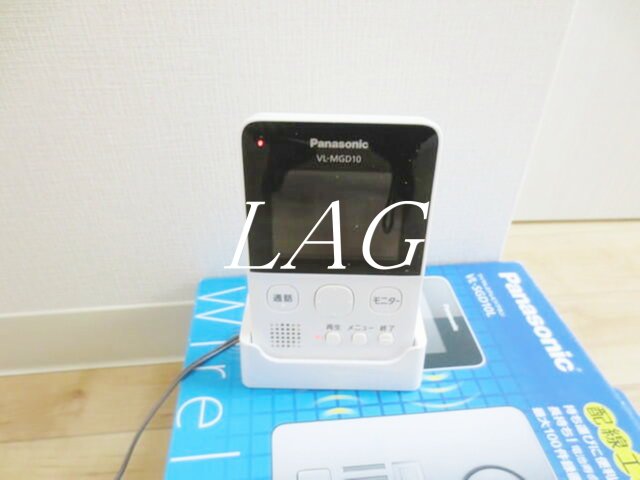 セキュリティ　モニター付インターホンです。