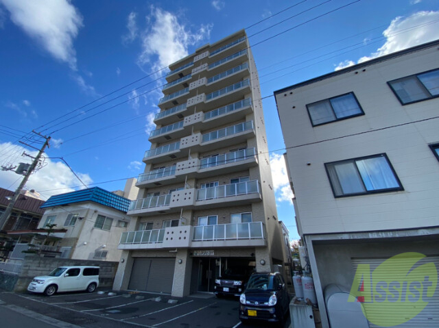 建物外観　札幌市中央区南８条西「ミルフィ８・７」