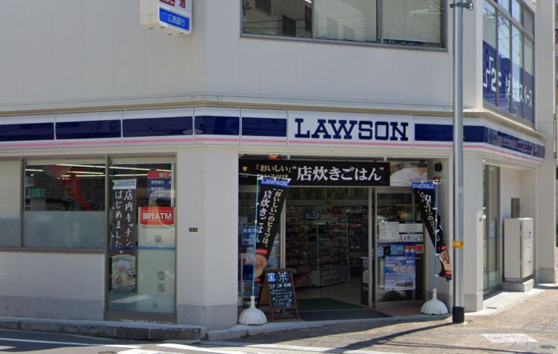 コンビニ　ローソン 広島橋本町店（コンビニ）まで43m